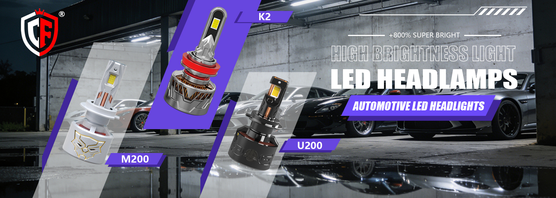 Qualità l'automobile ha condotto il faro Fabbrica