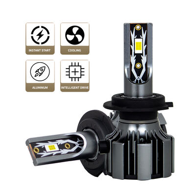 T6 High Power Car LED Headlight H11 H7 H4 High Low Beam 8000LM IP67 CE Approved
