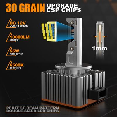 Waterproof 110W 11000LM D1S Car LED Headlights D8S Canbus Led Headlight