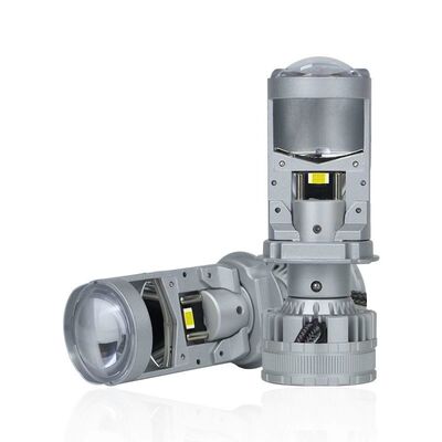 High 85W Low 60W LED Projector Headlight Argent Housing Color IP67 Waterproof Rating