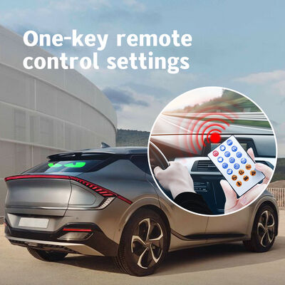 Smart Rear Windshield Led Display For Fleet Advertising Personalized Designs