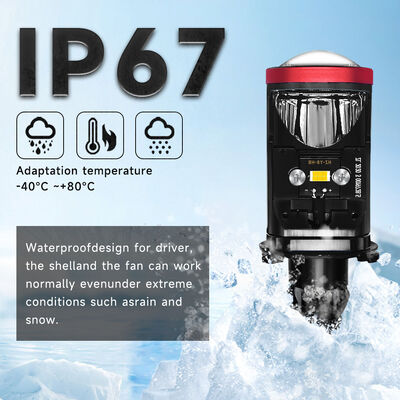 Long Lasting LED Projector Headlight with Polycarbonate Lens IP67 Waterproof