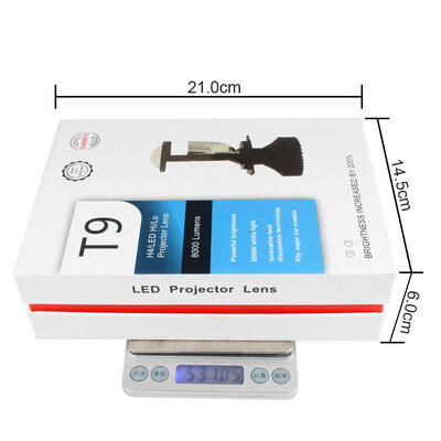 T9 LED Compact Projector Lamps 6500K Dual Beam Bulbs for Vehicles Motorbikes