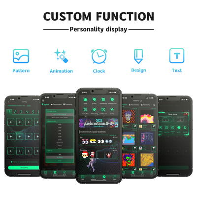 Harmchom HC Demon Eye Led Screen IP68 Waterproof App Remote Control for car