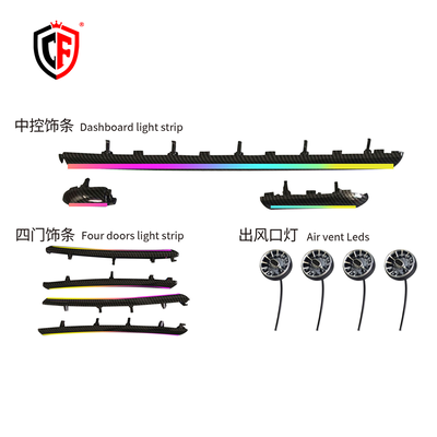 Audi A3 Vehicle Specific Led Ambient Lighting Car Kit Seven Piece DC 12V Voltage