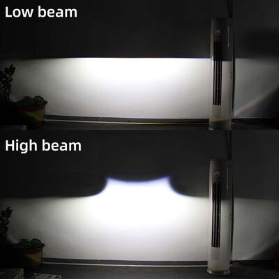 5000 Lumens 48W 2.0 Inch LED Fog Lamps Dual Beam 6000K For Cars Motorcycles