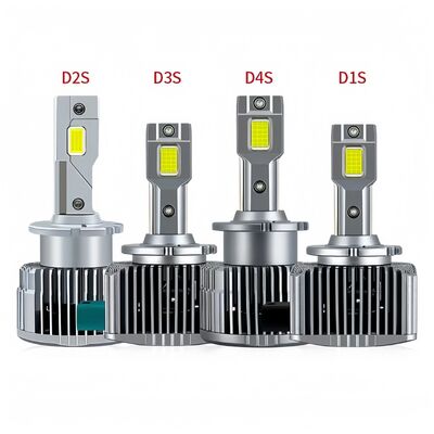 Long Life D Series LED Headlights Aluminum Alloy IP68 D1S Headlight Bulb 6000LM