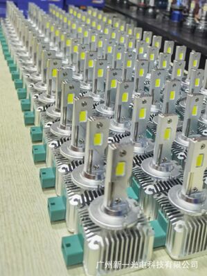 Aluminum Housing 12V D1S LED Headlight Bulb With Laser Lens 6000LM IP68 Waterproof