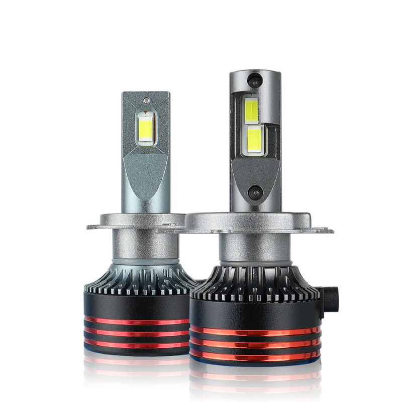 M8 Pro H4 LED Headlight High Power Dual Beam Copper Cooling Spotlight IP68 Universal Fit