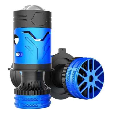 72 Watts 6000 Lumens Motorcycle LED Headlight With EYE Lens And Direct Beam