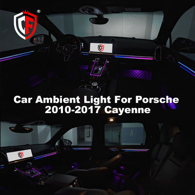 Porsche Cayenne 2010-2017 Car Ambient Lighting Kit With Laser Etched Plug And Play