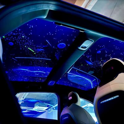 Automotive Smart Glass Transparent Display Film Intelligent Interactive Panoramic Sunroof Technology